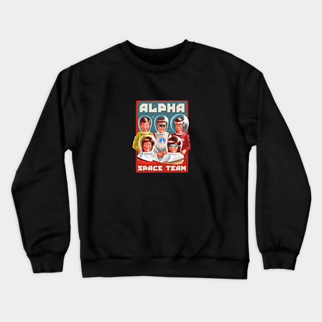 Alpha Space Team Crewneck Sweatshirt by Dandy18